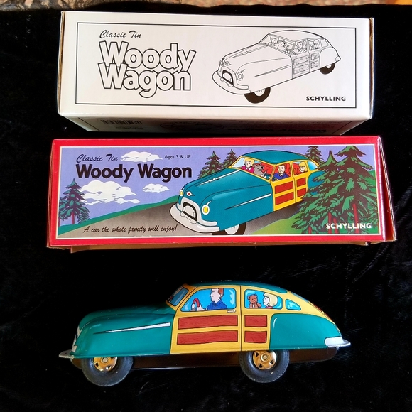 Woody Wagon Classic Tin Litho Toy - Picture 2 of 3
